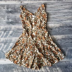 Vintage Express Floral Romper